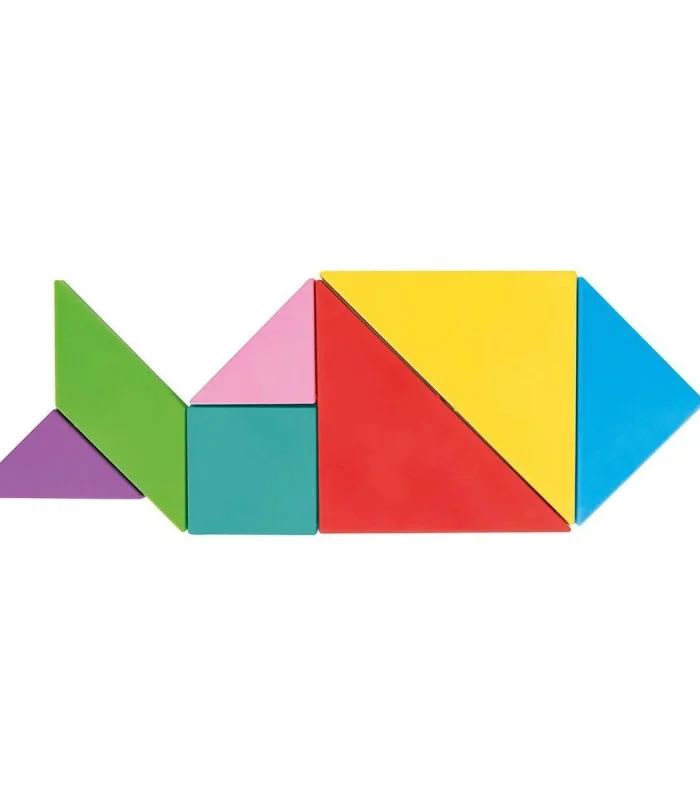 03 569 Ahşap Manyetik Tangram -Pilsan Oyuncak