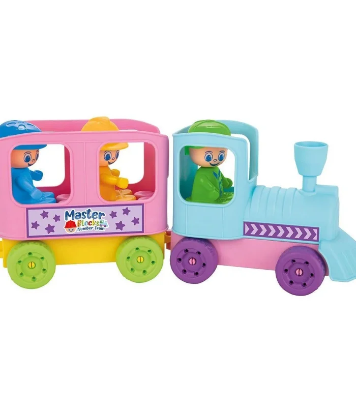 03 605 Master Blok Rakamlı Tren -Pilsan Oyuncak