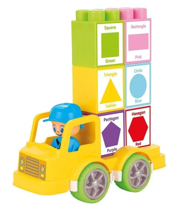 03 609 Master Bloklar Eğitici Kamyon -Pilsan Oyuncak