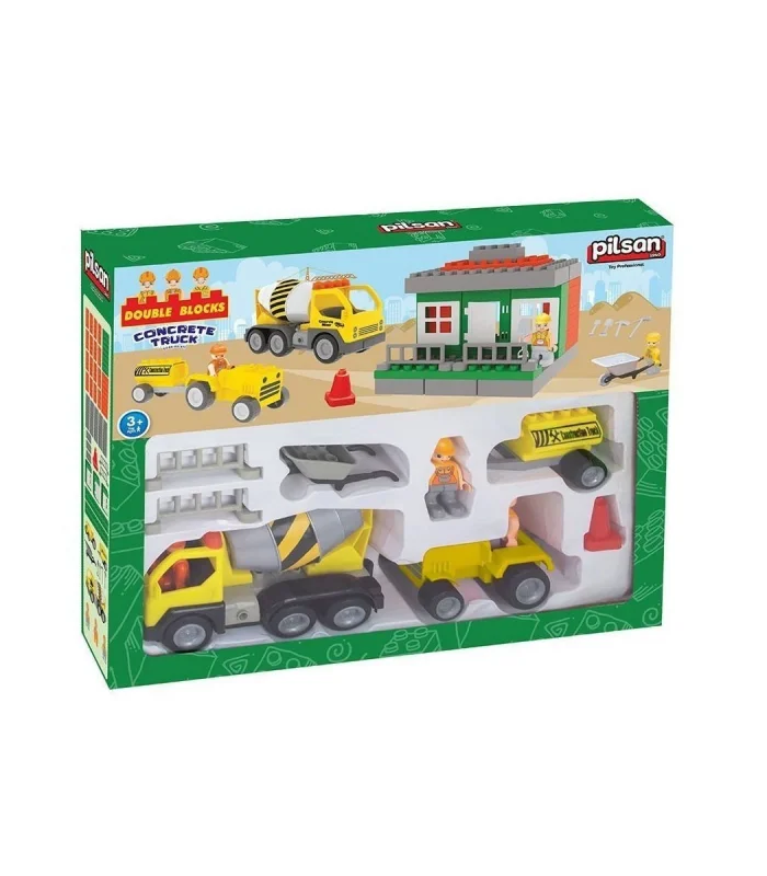 03 611 Double Blocks Transmikser Seti -Pilsan Oyuncak