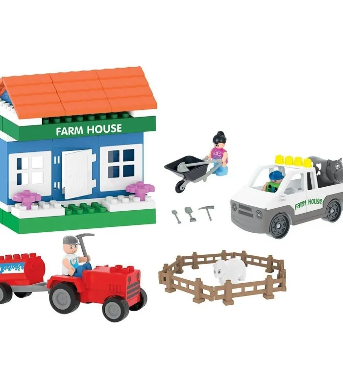 03 615 Double Blocks Çiftlik Seti -Pilsan
