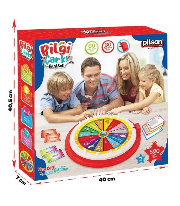 03 701 Bilgi Çarkı Bilgi Seti -Pilsan Oyuncak