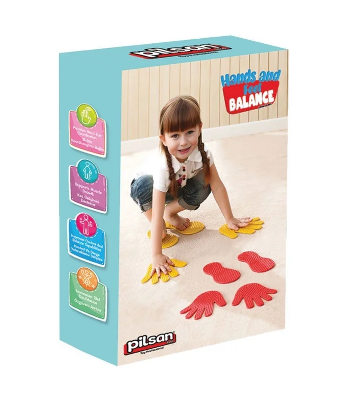 03 707 EL ve AYAK DENGE OYUNU KIRMIZI-SARI-MAVİ