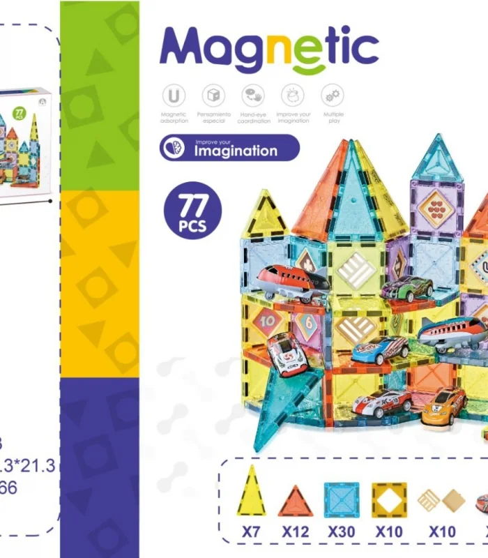 03-CH1302 5,5 CM MANYETİK BLOKLAR 77 PCS