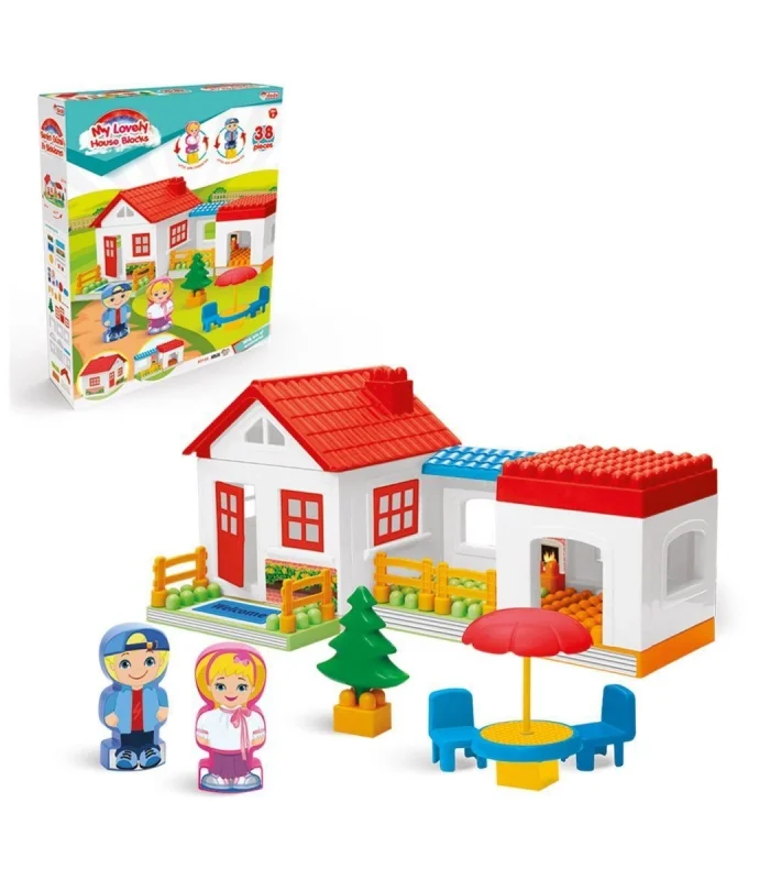 03135 TEK KATLI EV BLOKLAR 36 PARÇA