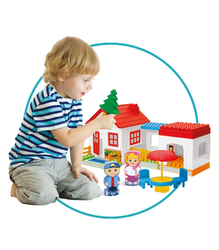 03135 TEK KATLI EV BLOKLAR 36 PARÇA