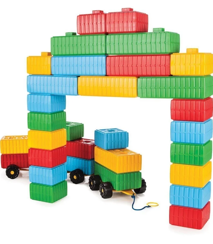 03251 TUĞLA BLOK VE ARABA SETİ S172117281