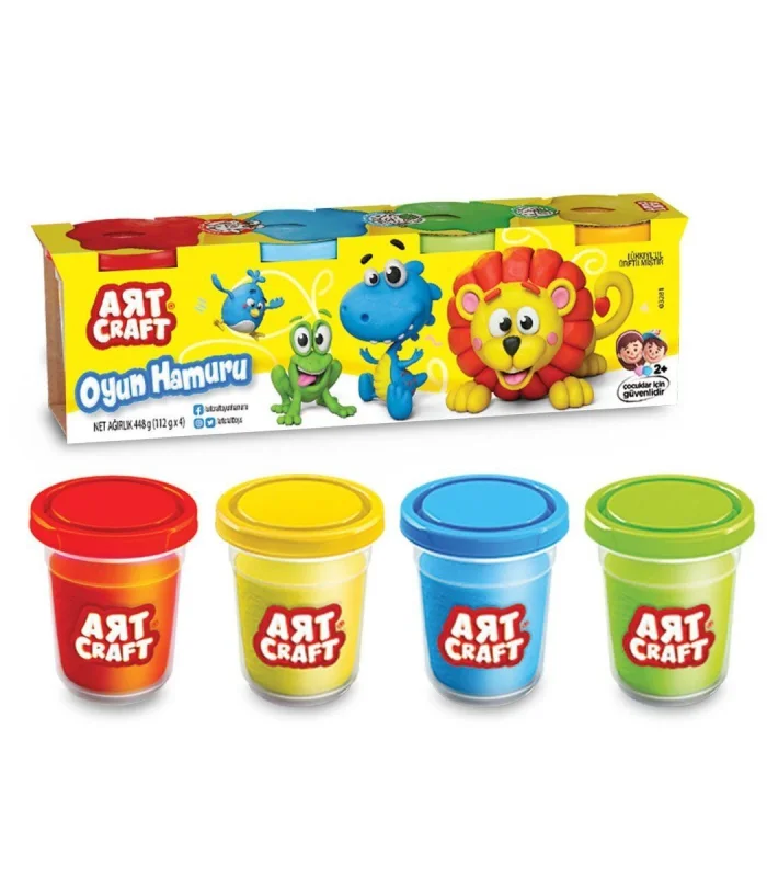 03281 Art Craft 4lü OYUN HAMURU / 488 gr