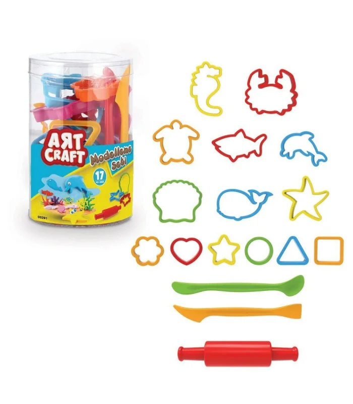 03291 Art Craft 17 parça MODELLEME SETİ