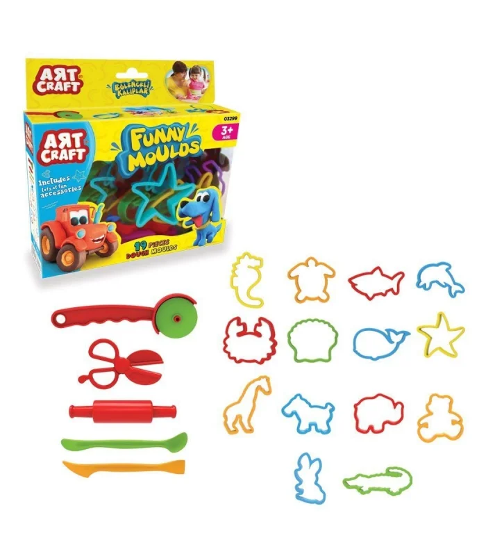 03299 Art Craft 19 parça EĞLENCELİ KALIPLAR