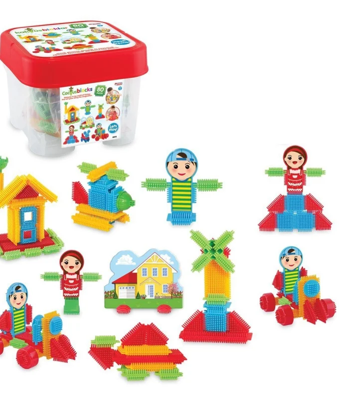 03316 KAKTÜS BLOKLAR KOCA 80PCS