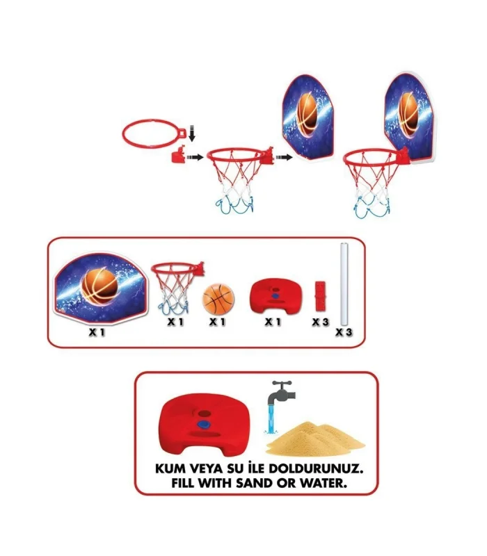 03407 Ayarlanabilir Basketbol Potası -Fentoys