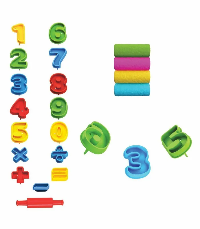 03552 3D RAKAMLAR HAMUR SET 200GR