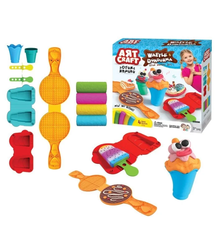 03556 WAFFLE-DONDURMA HAMUR SET 200GR
