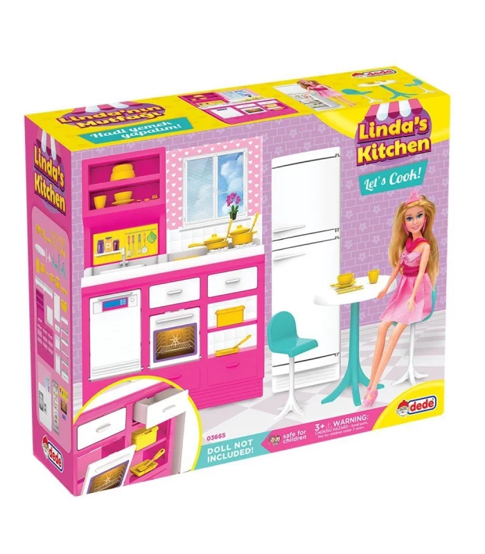 03665 Lindanın Mutfağı Oyun Seti -Dede