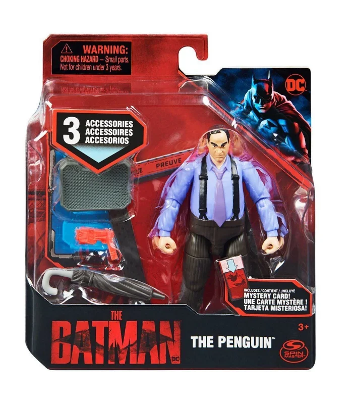 036674 Aksesuarlı Batman Aksiyon Figür 10 cm -Spinmaster