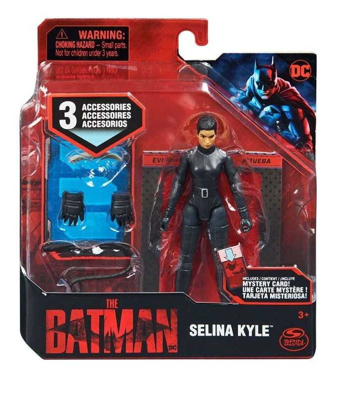 036674 Aksesuarlı Batman Aksiyon Figür 10 cm -Spinmaster