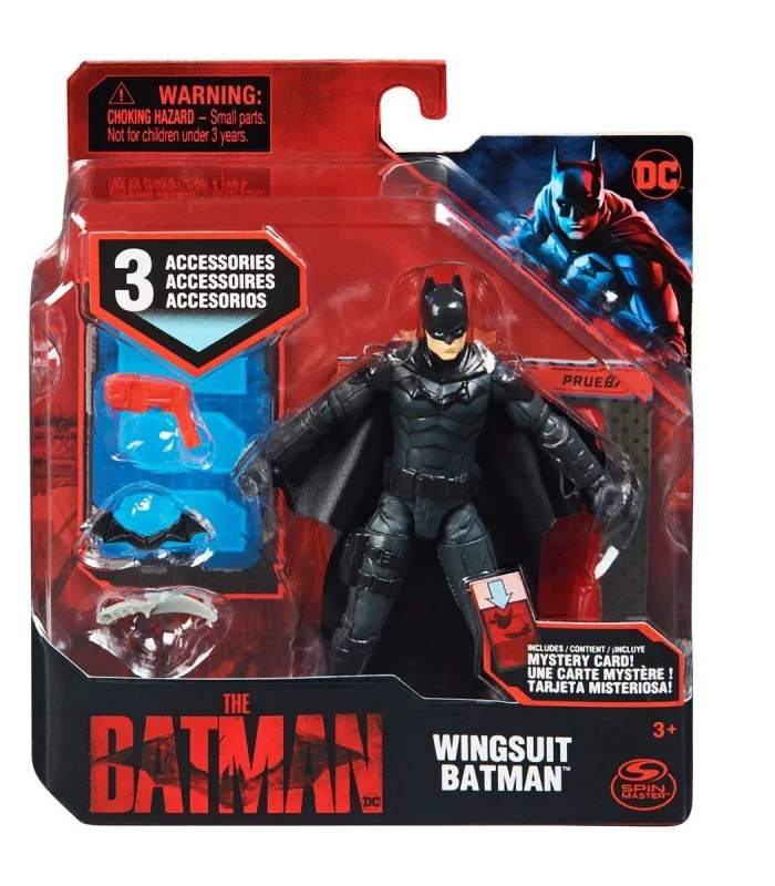 036674 Aksesuarlı Batman Aksiyon Figür 10 cm -Spinmaster