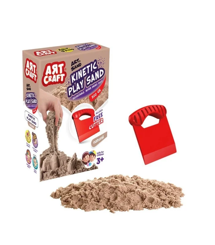 03685 AKSESUARLI NATUREL KİNETİK OYUN KUMU 500 GR