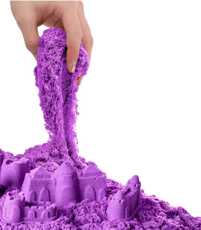 03689 Aksesuarlı Mor Kinetik Oyun Kumu 500 gr -Dede