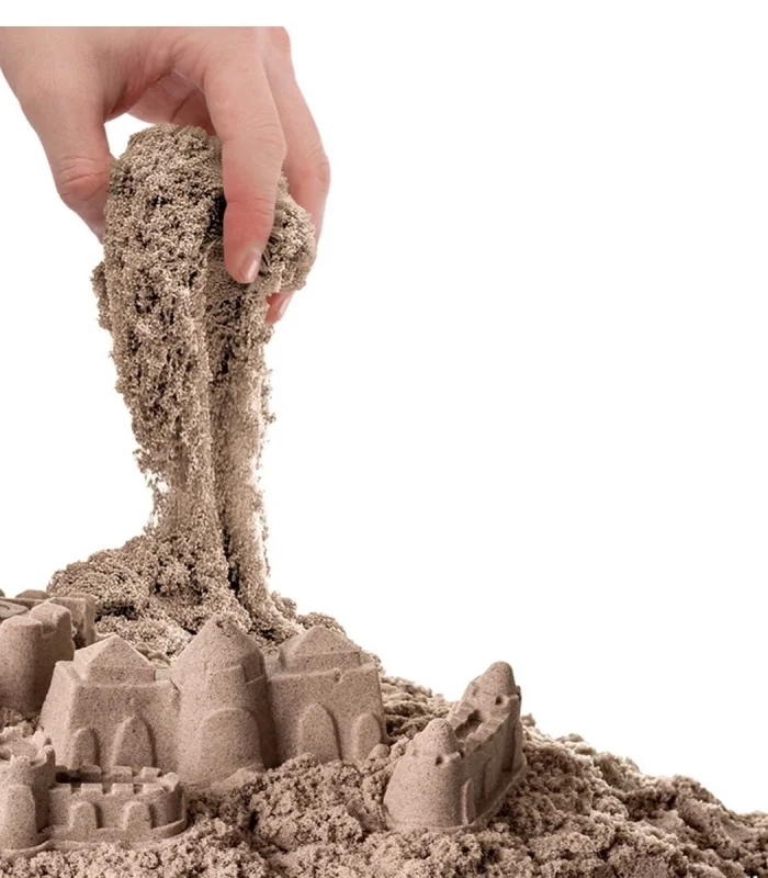 03690  Aksesuarlı Naturel Kinetik Oyun Kumu 1000 gr -Dede