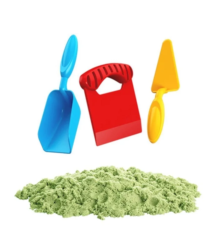 03692 AKSESUARLI YEŞİL KİNETİK OYUN KUMU 1000 GR