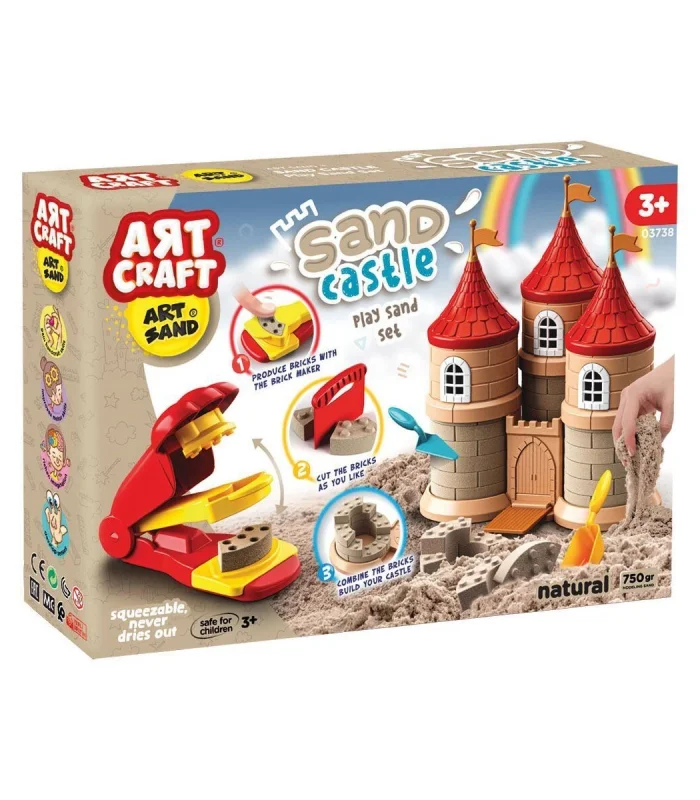 03738 PERİ MASALI OYUN KUM SET 750 GR