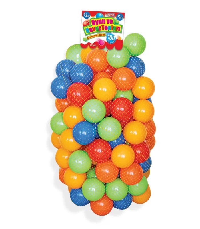 03740 OYUN HAVUZ TOPLARI 100 PRÇ FİLEDE 7 CM