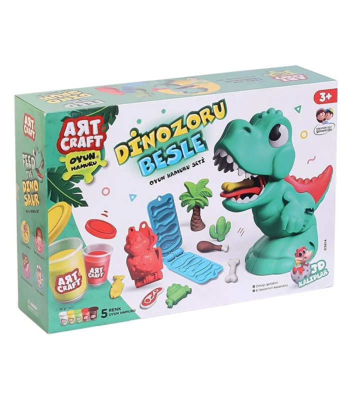 03814 Dinozoru Besle Oyun Hamur Seti 280 Gr