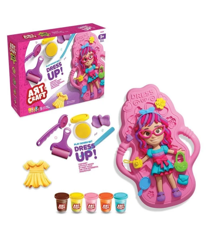 03943 Bebek Giydirme Hamur Seti 280 gr -Dede