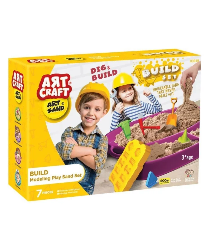 03949 Artsand İnşaat Kum Seti 600 gr -Fentoys