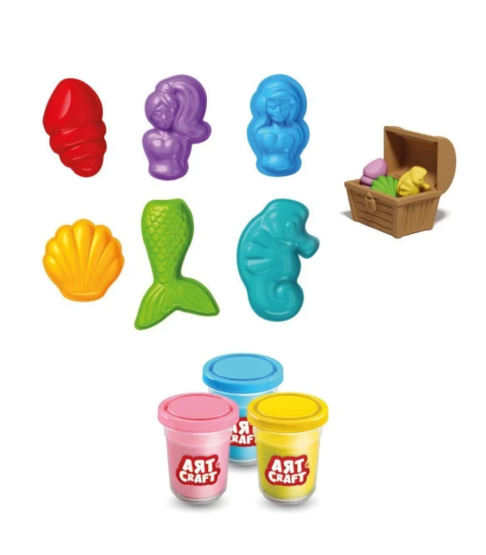 03994 Art Craft Deniz Kızı Hamur Set 168 Gr -Fentoys