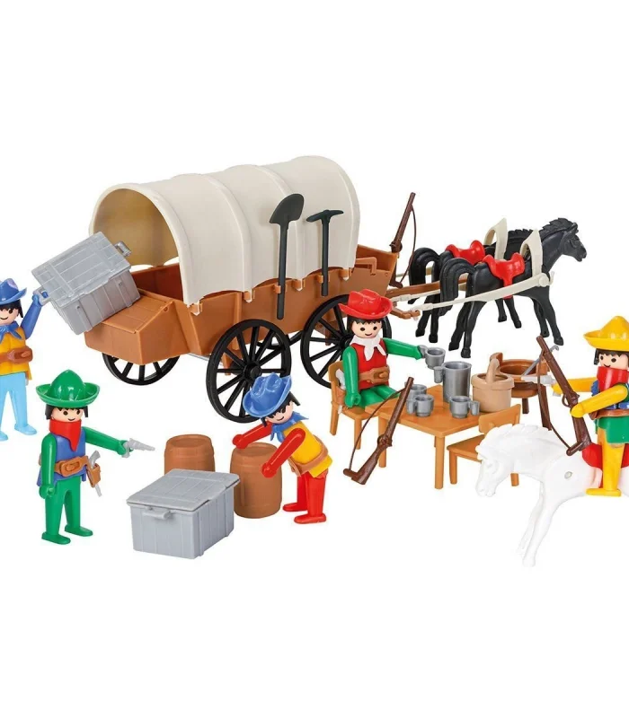 04 003 Mini Mekanik Seri 3 Kovboy Arabası -Pilsan Oyuncak