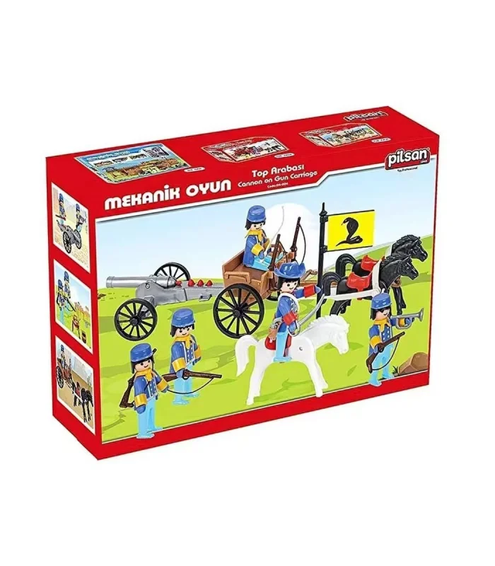04 004 Mini Mekanik Seri 4 Top Arabası -Pilsan Oyuncak