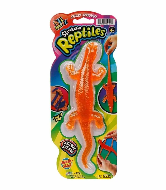 0429 SUN-JRU-Kartelalı 3 Asorti Yılan Kertenkele Timsah  Streç - Sunman