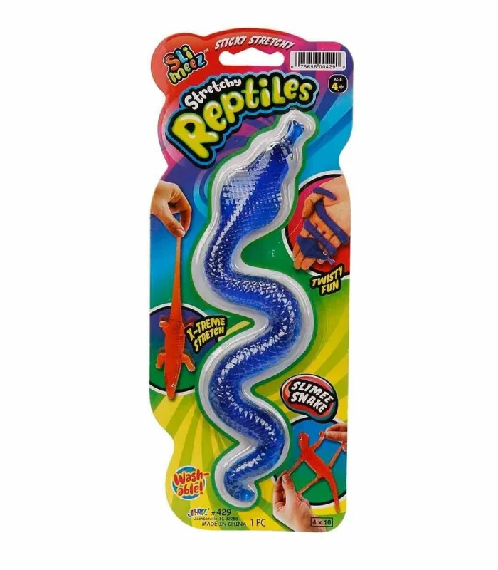 0429 SUN-JRU-Kartelalı 3 Asorti Yılan Kertenkele Timsah  Streç - Sunman