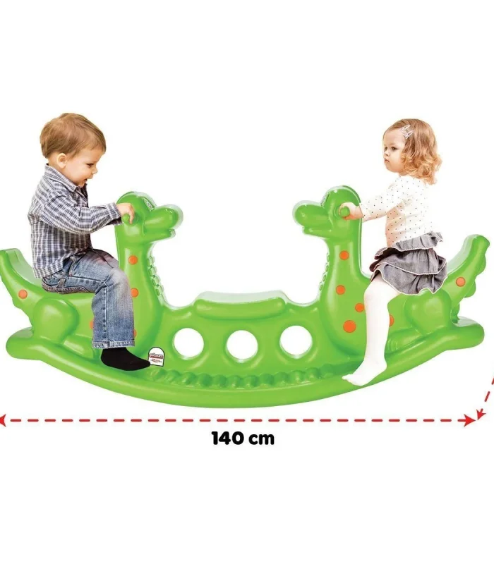 06 147 Dino Tahterevalli Açık Yeşil -Pilsan Oyuncak