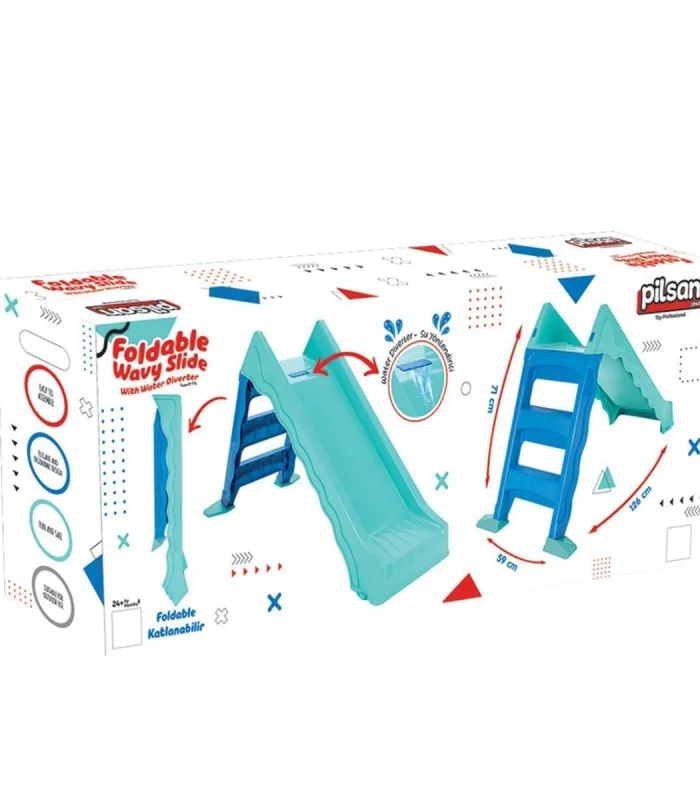 06 233 KATLANABİLİR DALGALI SU KAYDIRAĞI TURUNCU