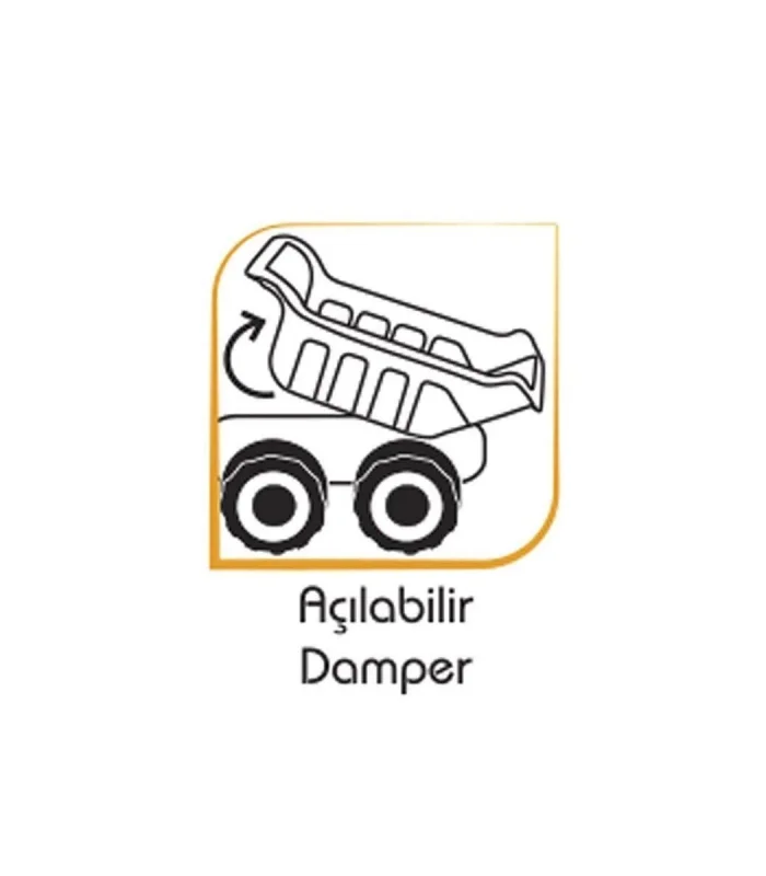 06 518 Power İş Makineli Kamyon -Pilsan Oyuncak