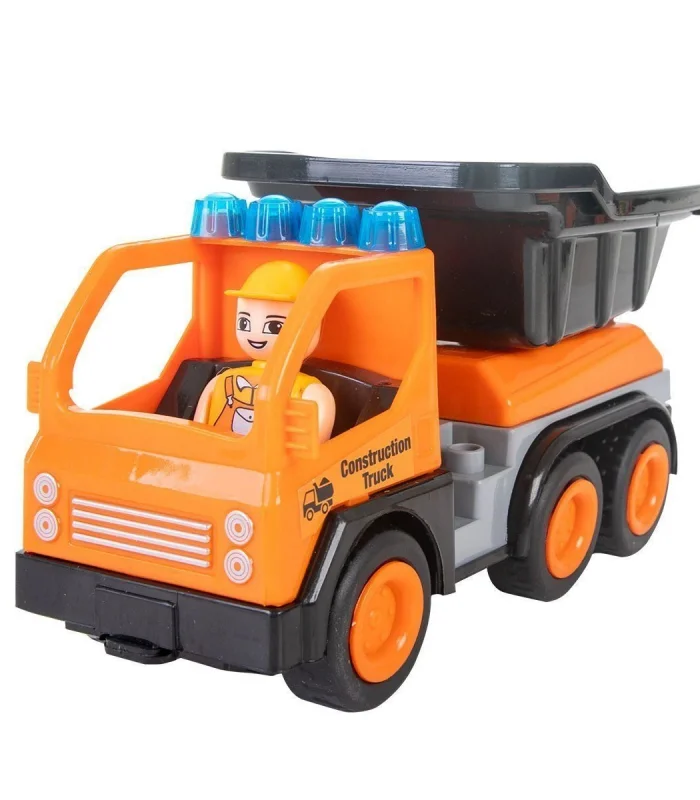 06 533 Double Blocks İş Makineleri Serisi -Pilsan Oyuncak