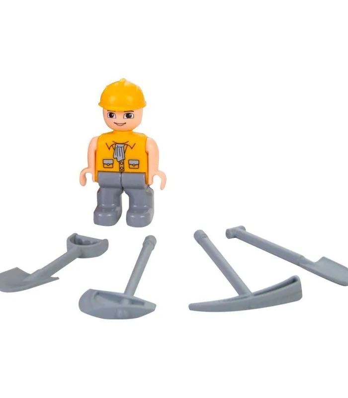 06 533 Double Blocks İş Makineleri Serisi -Pilsan Oyuncak