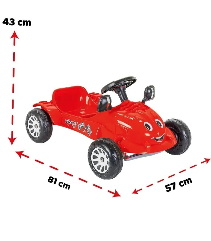 07 302 Pilsan Herby Pedallı Araba Kırmızı