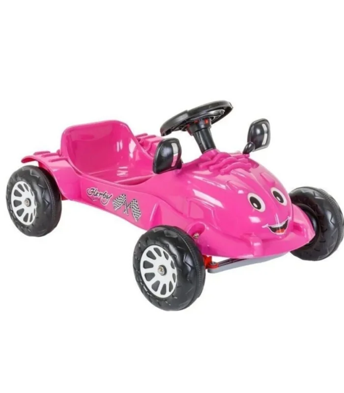 07 302P Herby Pedallı Araba Metalik Pembe -Pilsan Oyuncak