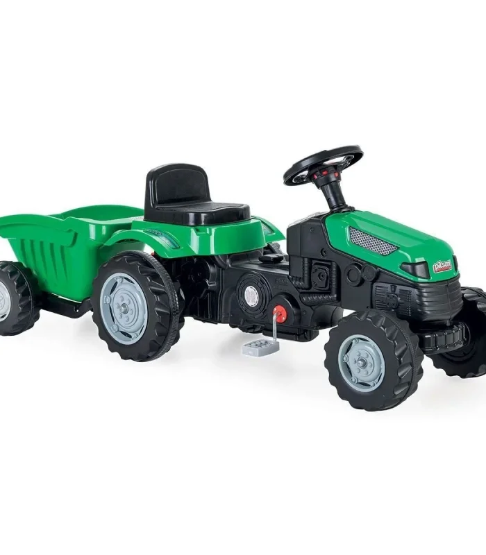 07 316 Active Römorklu Traktör Pedallı Yeşil -Pilsan Oyuncak