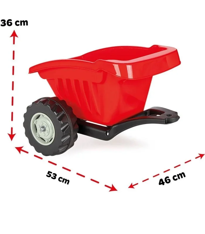 07 317 Active Traktör Römork Kırmızı -Pilsan Oyuncak