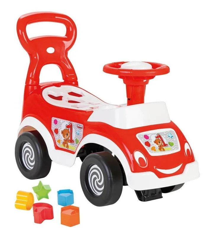 07 828 Smart Baby Ride On Bultaklı İlk Arabam  - Kırmızı