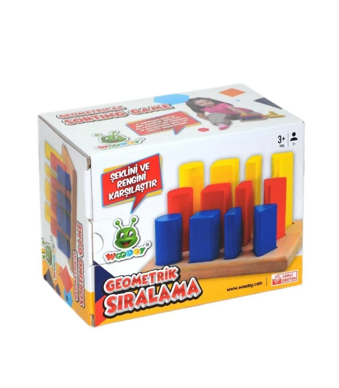 075KR WOODOY GEOMETRİK ŞEKİLLİ SIRALAMA