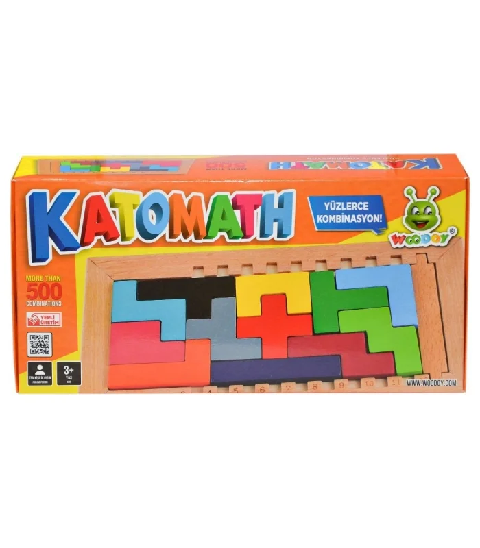 079KR Woodoy Ahşap Katomath Oyunu -Karsan
