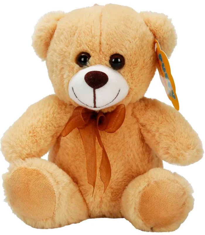 0998 SUN-JHN-PFF-SK PELUŞ AYI OTURAN KURDELELİ 21CM 2R