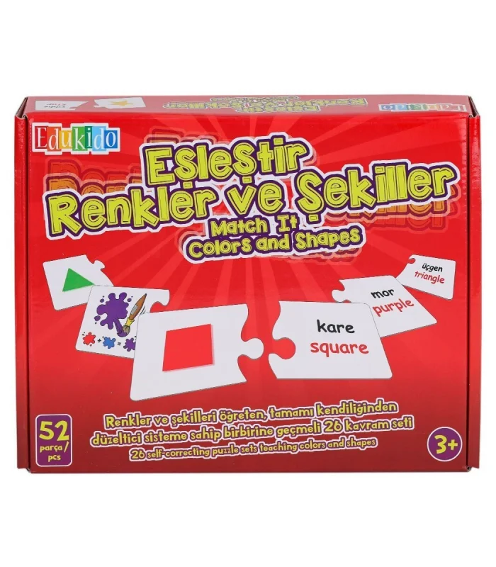1001-CS Eşleştir Renkler ve Şekiller
